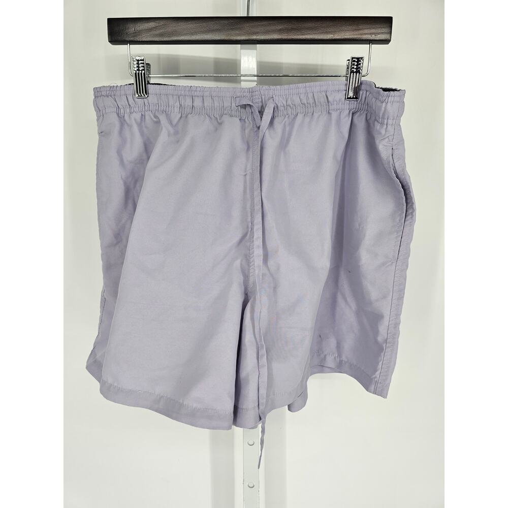 Nina Capri Womens Sz XL Loose Fit Athletic Shorts Light Purple